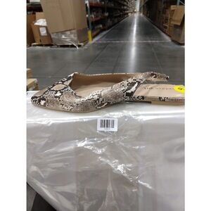 Maden Girl Womens Slingback Shoes, Snake Print ,6
